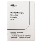 Hightide Diary Minute Manager 2025 - A5