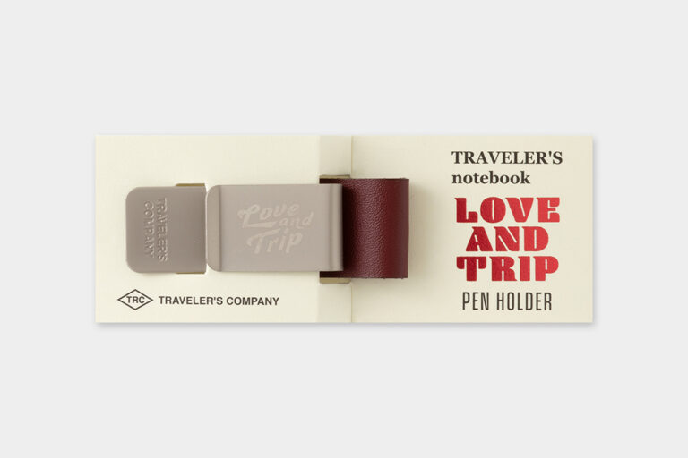 TRAVELER's Notebook Pen Holder - LOVE AND TRIP - Limited Edition (Preorder starts April 8 @ Noon EST, Ships April 24)