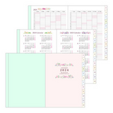 Midori Pocket Diary 2024 - Flowers - A6