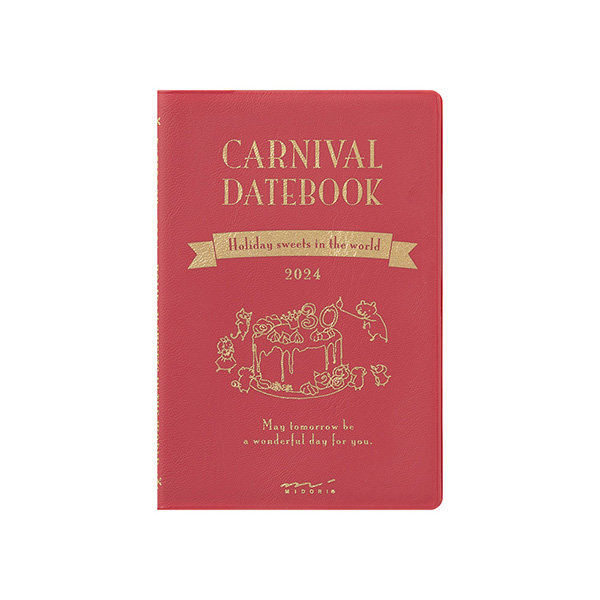 Midori Pocket Diary 2024 - Carnival - Mini