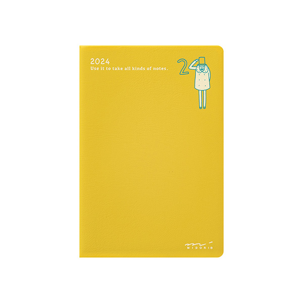 Midori Pocket Diary 2024 - Ojisan - Mini