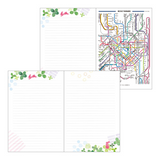 Midori Pocket Diary 2024 - Clover - B6