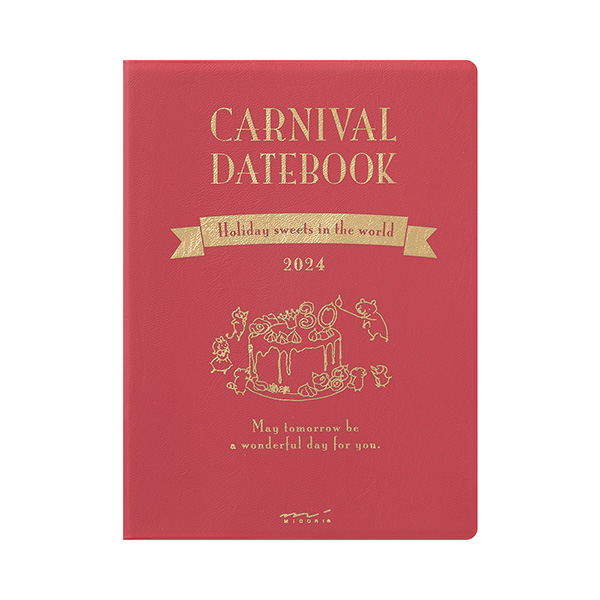 Midori Pocket Diary 2024 - Carnival - A6