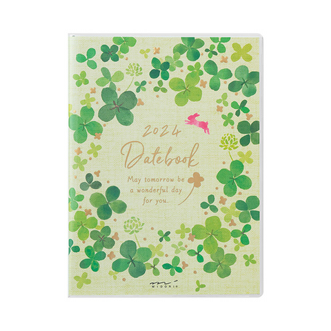 Midori Pocket Diary 2024 - Clover - A6