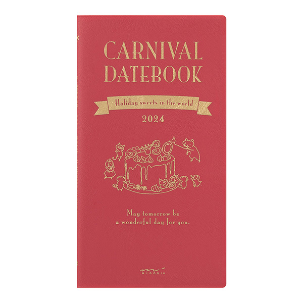 Midori Pocket Diary Slim - 2024 - Carnival