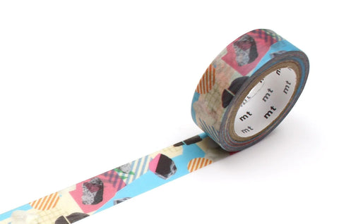 mt ex Washi Tape - Stone Collage