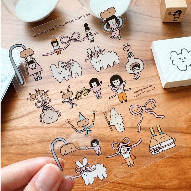 Yohand Studio Clear Sticker Sheet - Bows