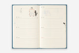 Midori Diary Book 2025 B6 - Monthly Block + Weekly Schedule