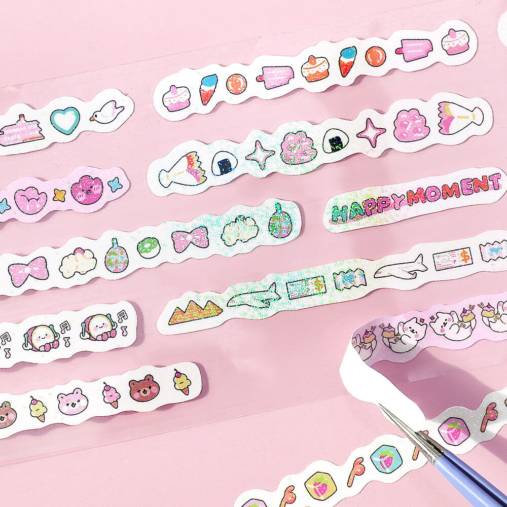 BGM Planner Stickers Roll - Mini Linea - Rose Pink