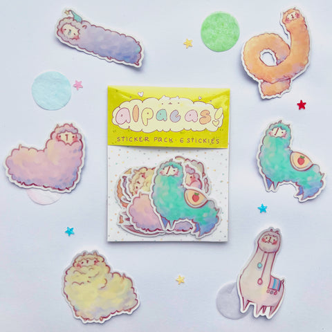 LAZI SOOZ Alpacas Sticker Pack