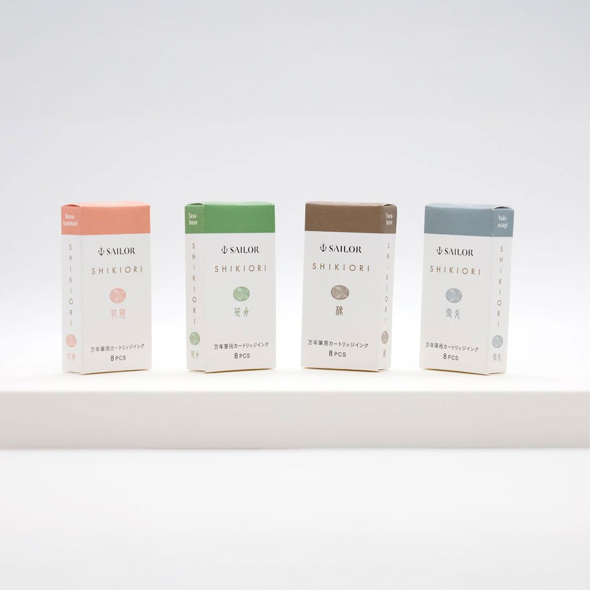 Sailor Shikiori Ink Cartridges - Pack of 8 (Coming Soon)