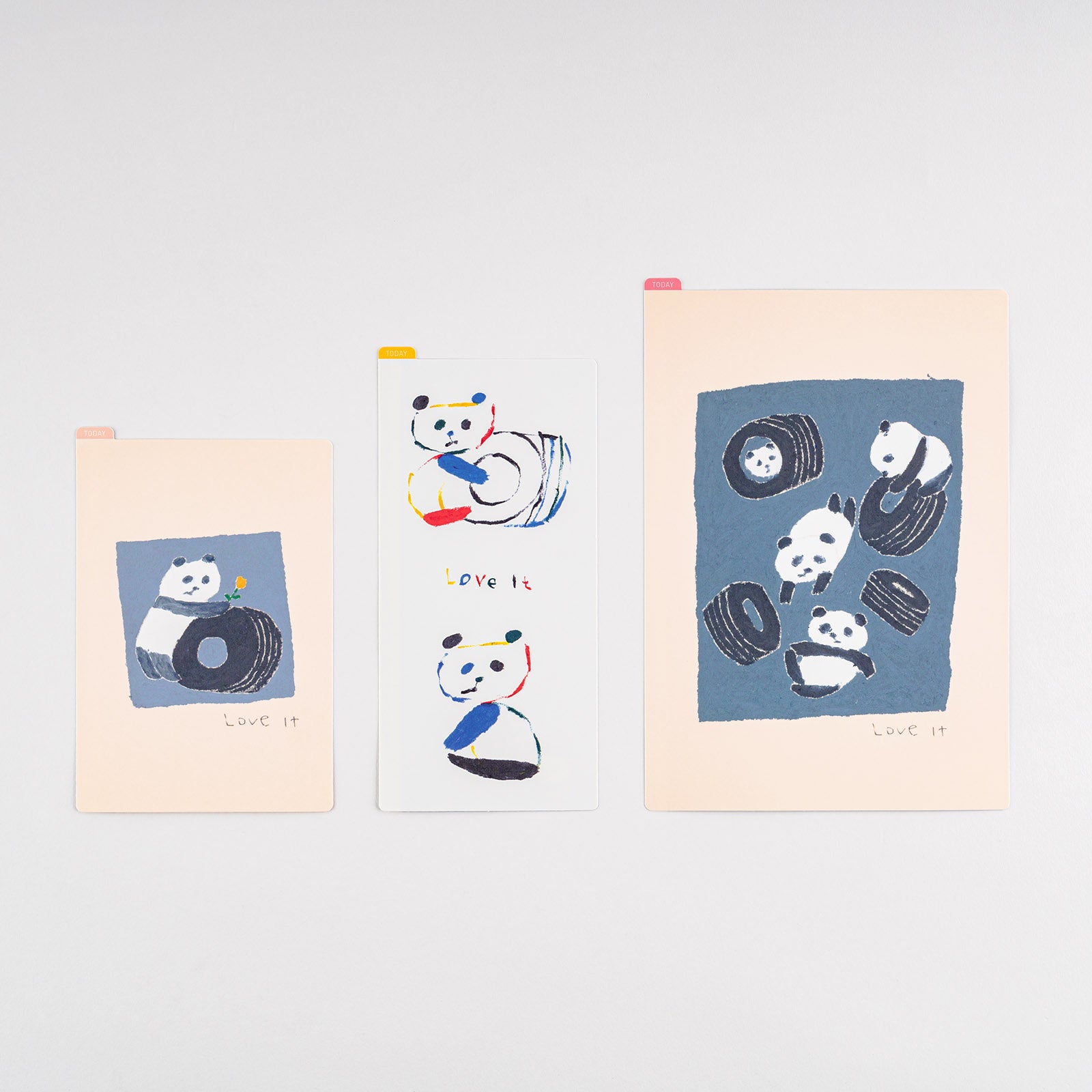 Hobonichi Pencil Board - Jin Kitamura: Love it (Panda)