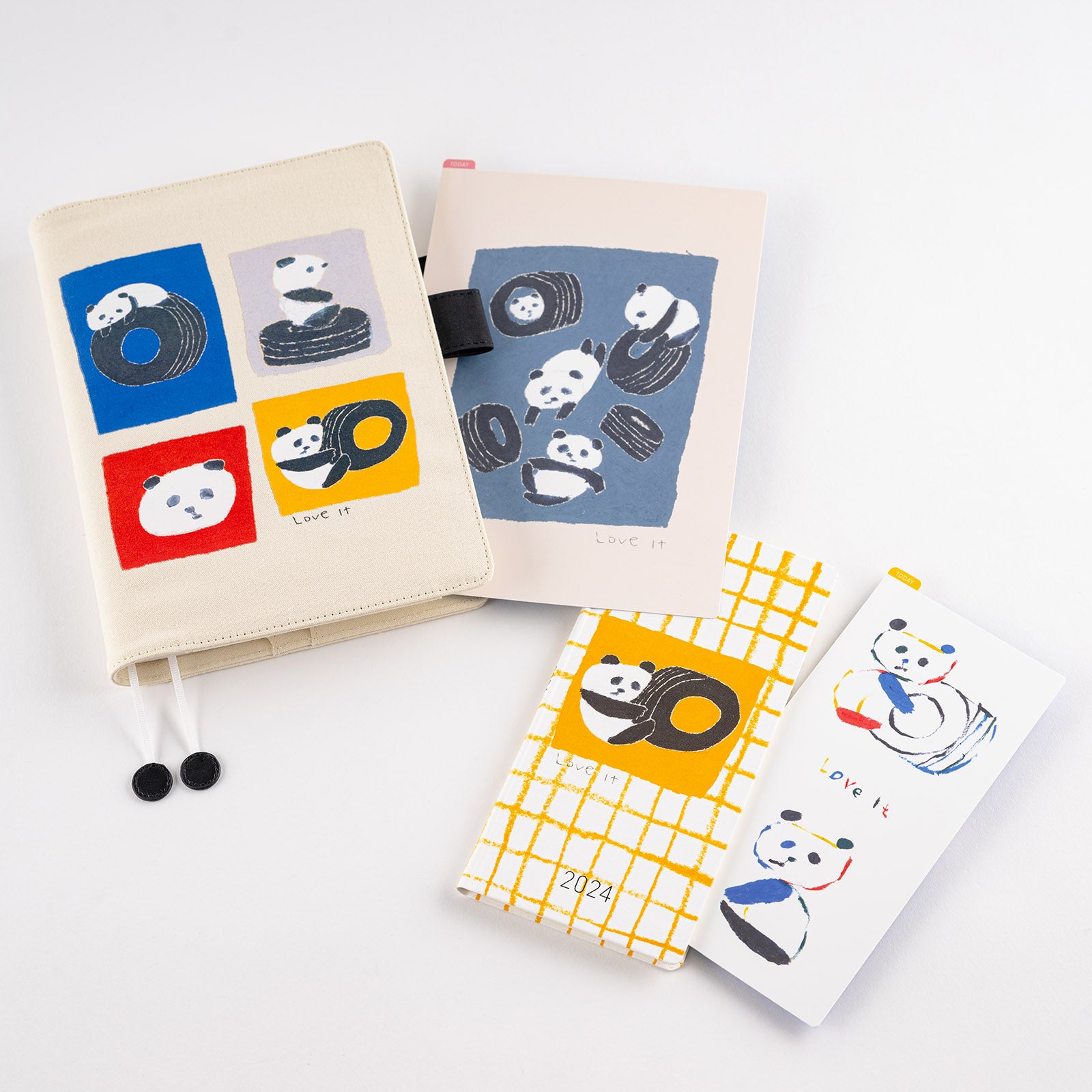 Hobonichi Pencil Board - Jin Kitamura: Love it (Panda)