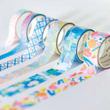 SODA Transparent Masking Tape - Glitter - 10mm - Aurora