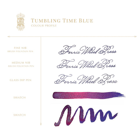 Ferris Wheel Press - Down the Rabbit Hole - Tumbling Time Blue