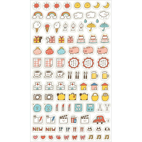 Furukawa Watashi Biyori Daily Sticker - Many Plans