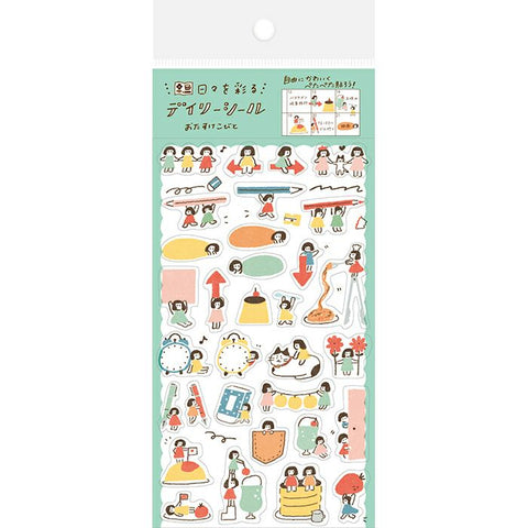 Furukawa Watashi Biyori Daily Sticker - Tiny Helpers