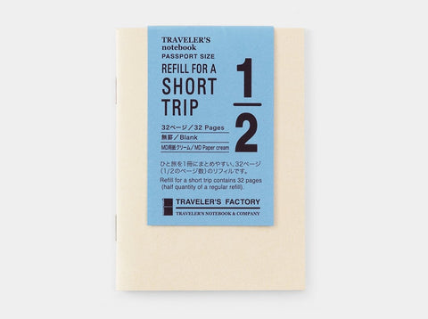 TRAVELER's Refill For A Short Trip - Passport Size Refill - MD Paper Cream