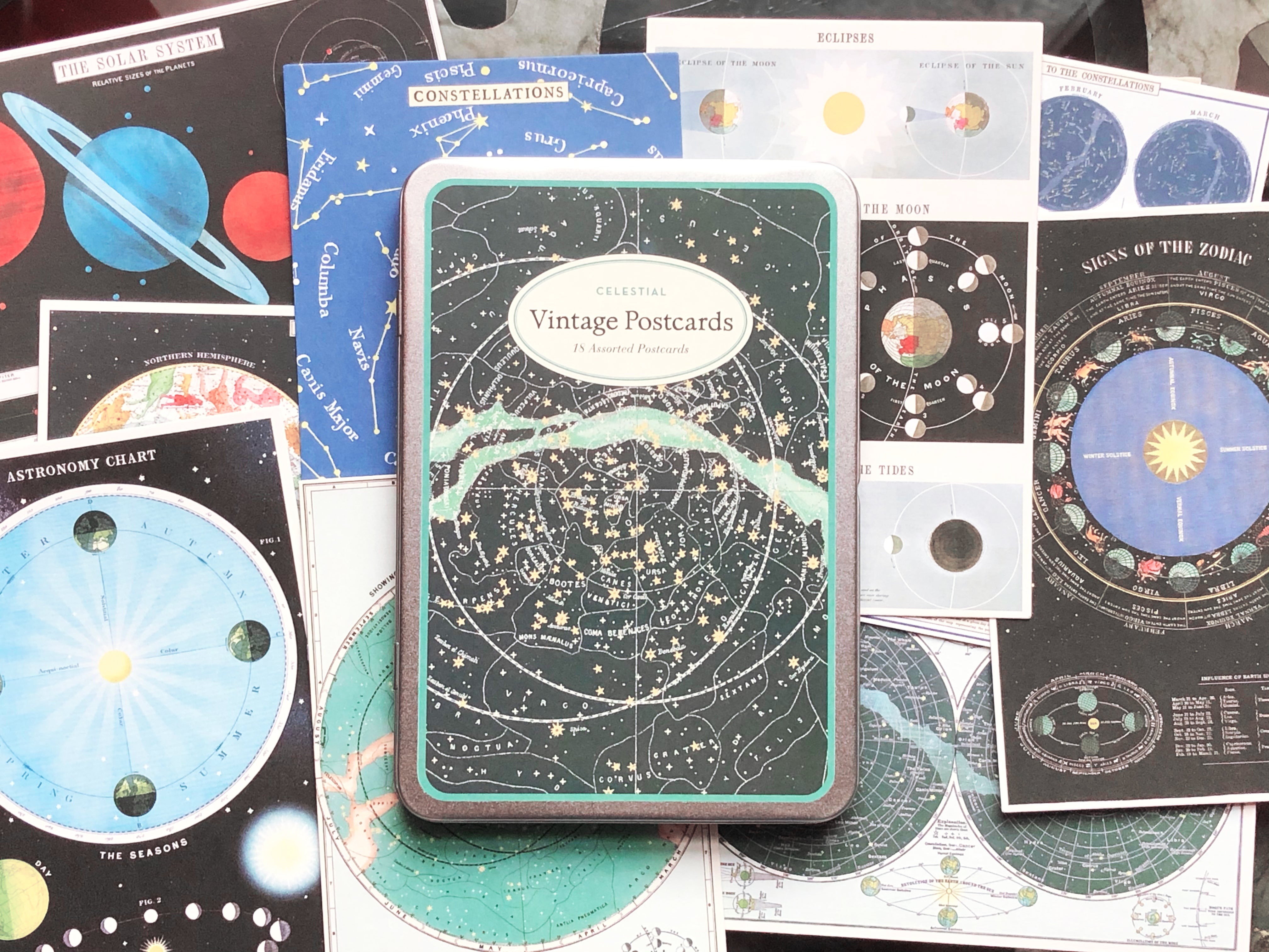 Celestial Vintage Postcards