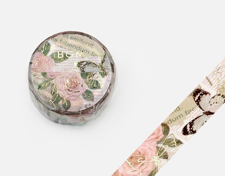 BGM Washi Tape - Life Foil Stamping Holiday Romance