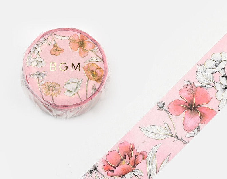 BGM Washi Tape - Special Margin Red