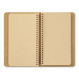 TRAVELER's Company - Spiral Ring Notebook - Blank DW Kraft Paper - A6 Slim