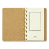 TRAVELER's Company - Spiral Ring Notebook - Paper Pocket - A6 Slim