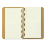 TRAVELER's Company - Spiral Ring Notebook - Paper Pocket - A6 Slim