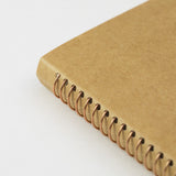 TRAVELER's Company - Spiral Ring Notebook - Blank DW Kraft Paper - A5 Slim