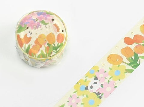 BGM Washi Tape - Tulip Garden