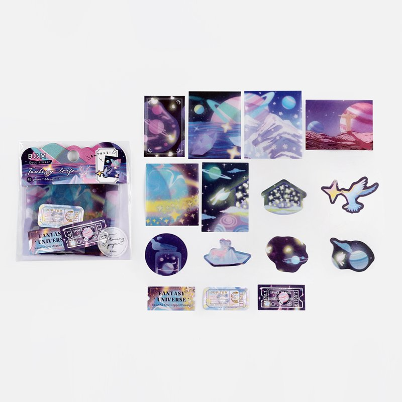 BGM Deco Sticker - Fantasy Trip - Universe