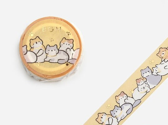 BGM Washi Tape - Kitten Friends