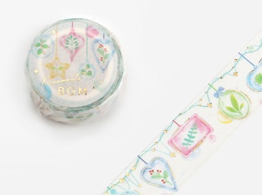 BGM Washi Tape - Foliage Ornaments