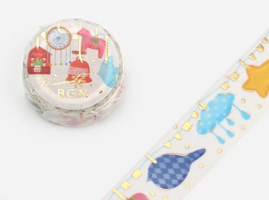 BGM Washi Tape - Zakka Ornaments