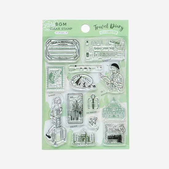 BGM Clear Stamp - Travel Souvenirs