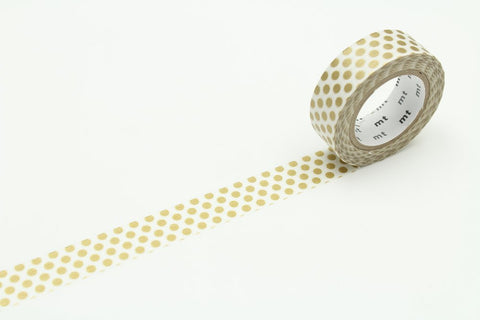 mt Washi Tape - Dot Gold