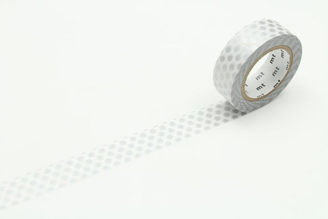 mt Washi Tape - Dot Silver