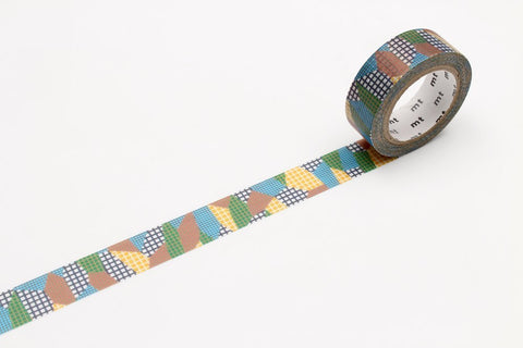 mt Washi Tape - Separate Check Dull Tone