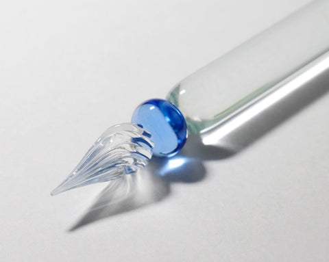 Kakimori Lauscha Glass Pen - Clear