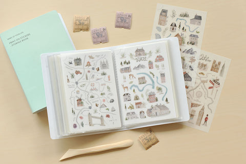 MU Print-On Stickers Storage Book