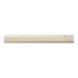 Midori Aluminum Wooden Ruler