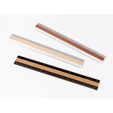 Midori Aluminum Wooden Ruler