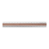 Midori Aluminum Wooden Ruler