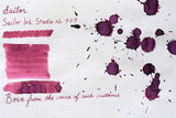 Ink Sample - Sailor Ink Studio