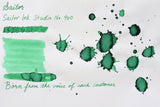 Ink Sample - Sailor Ink Studio