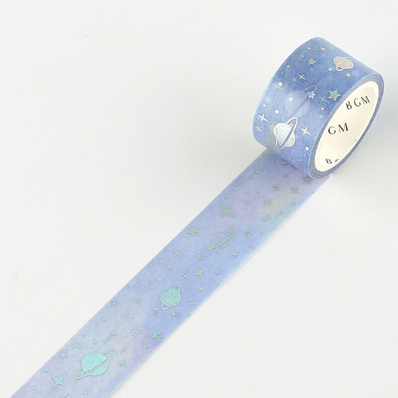 BGM Washi Tape - Purple Galaxy