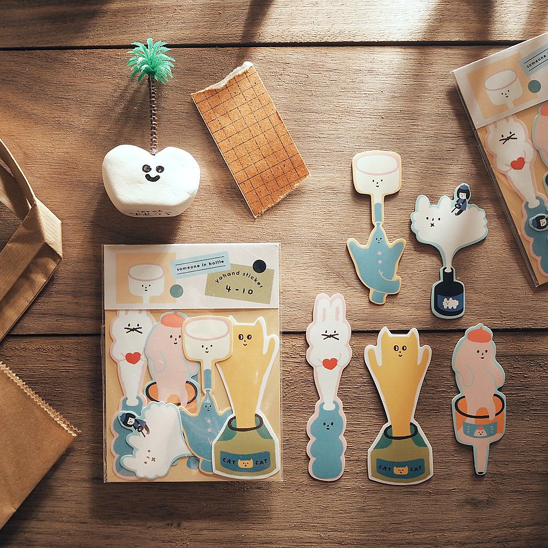 Yohand Studio Sticker Pack - Someone In Bottle