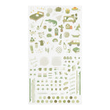 Midori Planner Sticker - Color Theme - Moss Green