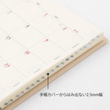 Midori Planner Index Label - Number Blue