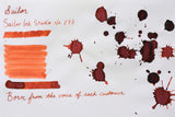 Ink Sample - Sailor Ink Studio